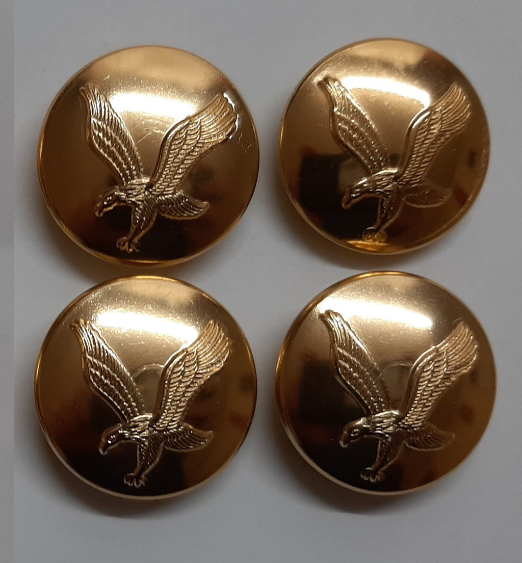 AAC Large Buttons British Army Air Corps Insignia 40L Gold No1/2 Dress X4