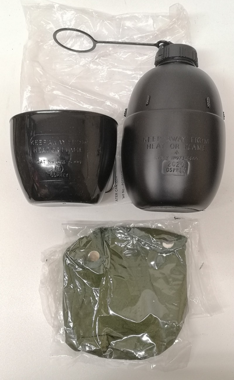 Osprey 58 Pattern Mug/Cup Water Canteen Retainer Cap and Cover Set