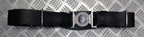 Issue Belt Parade PVC Black Vinyl With "DIEU ET MON DROIT" Buckle
