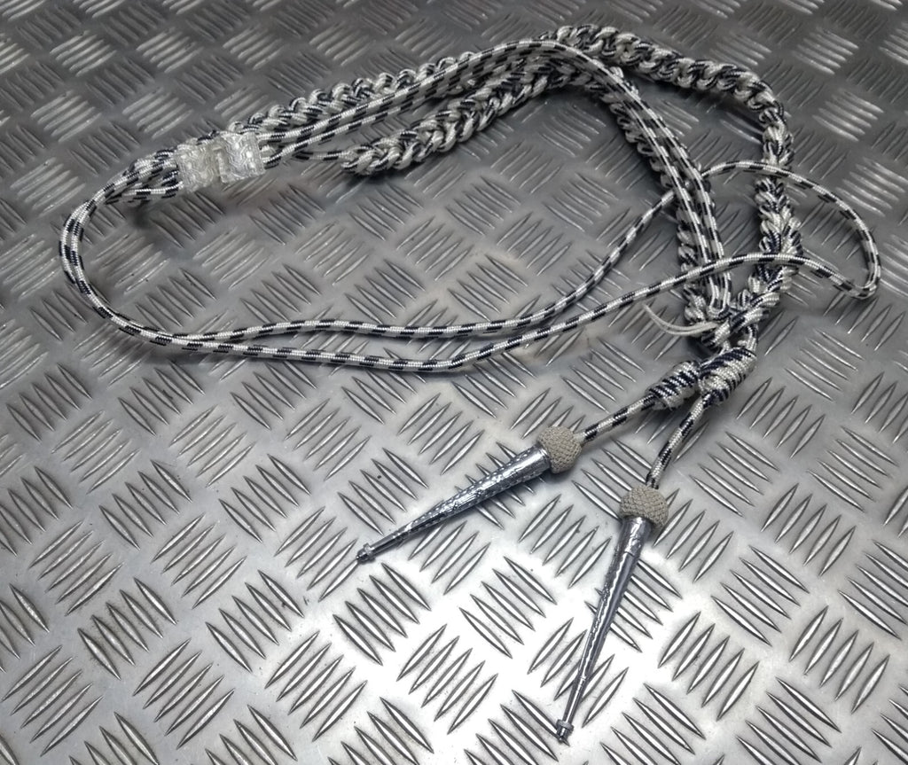 Oman Silver Aiguillette Senior Officer Blue Fleck Ceremonial UK Made