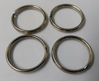 Genuine British H Cav Issue Nickel Plated 24.7mm Split Rings X4 STD49