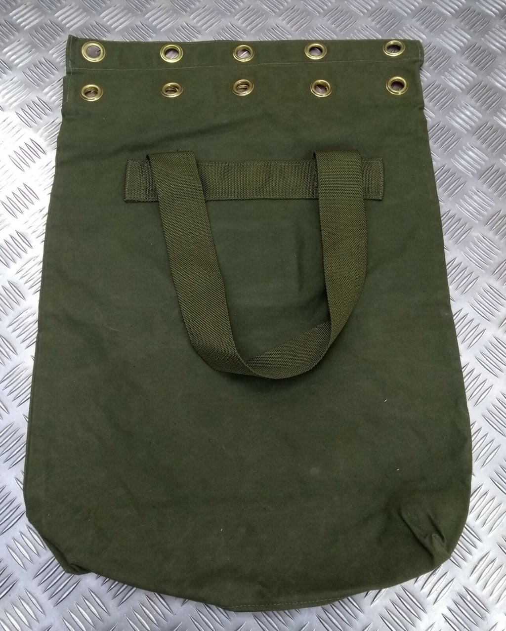 War Book Document Bag Heavy Duty Canvas With Metal Ring Closure System No Bar