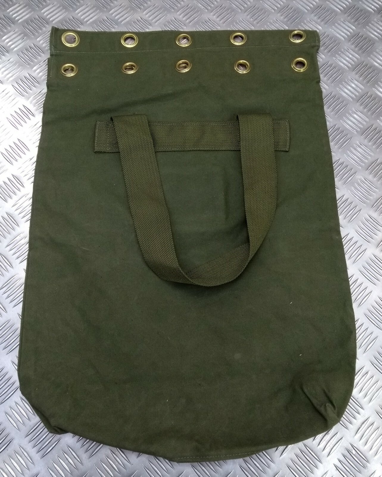 War Book Document Bag Heavy Duty Canvas With Metal Ring Closure System No Bar