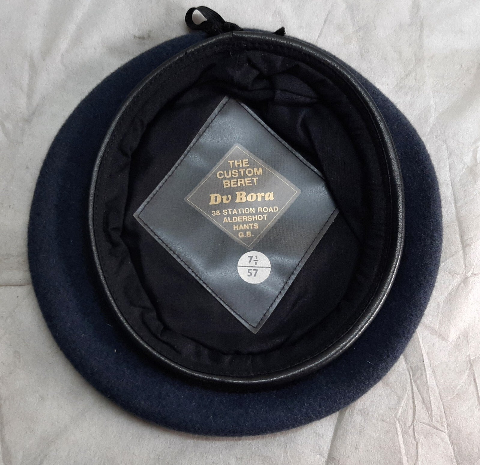 Air Force Beret Cap RAF Royal Air Force Blue Grey Pattern Headwear by Du Bora Size 57cm