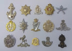 British / Other Metal Hat / Cap / Collar Badges Assorted Faulty