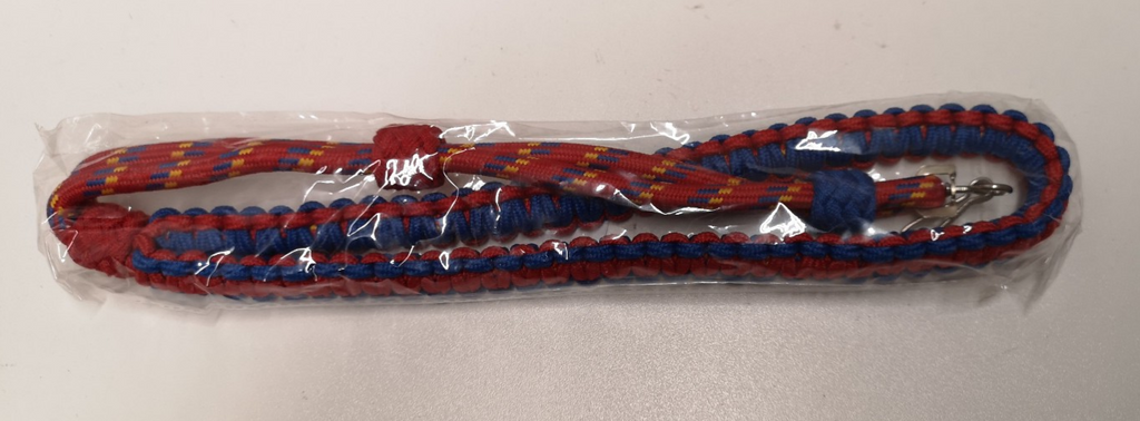 Blue Red Yellow Decorative Ceremonial 3 Knots Lanyard with Clip