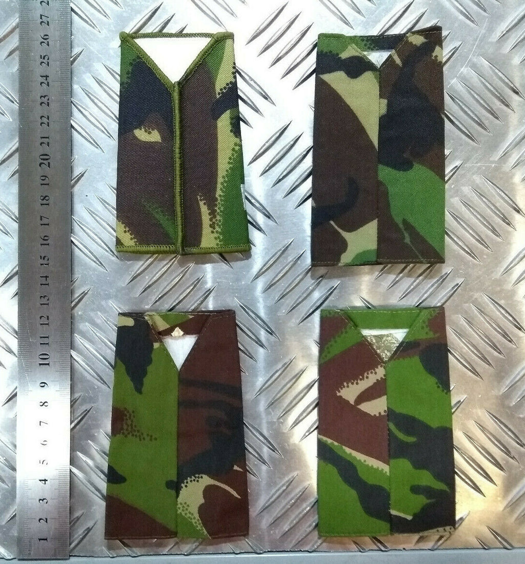 Genuine British Army Woodland DPM Camo REME Rank Slides Assorted - NEW