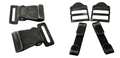 Vintage Issue Webbing Belt Buckles, Stays & Snap Hooks