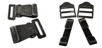 Vintage Issue Webbing Belt Buckles, Stays & Snap Hooks