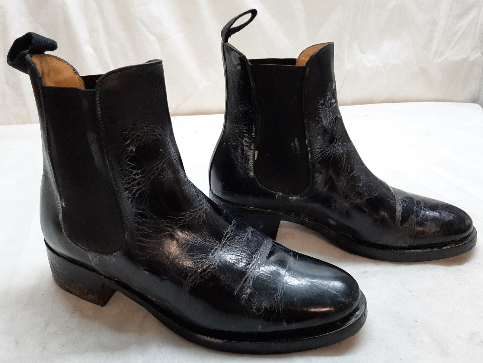 HCav Chelsea Boots British Army Cavalry Uniform With Spur Housing Size 7M