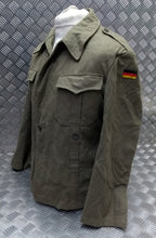 Vintage Field Jacket German Army 1960s Pattern Wool Serge Bundeswehr 104cm