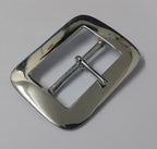 2 1/4" Buckle Hi Sheen Chrome Single Prong For Leather / Canvas Belts