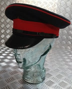 PWRR Dress Hat British Army Royals Uniform Peak Cap No1 With Chinstrap 56cm