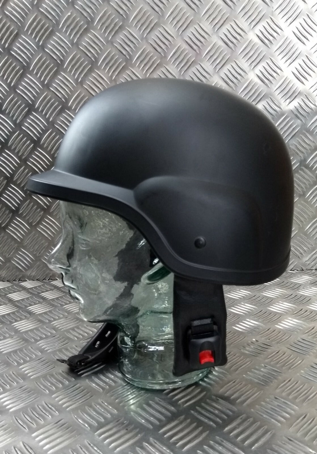 Genuine British Army Cadet Mk7 Style Fully Adjustable Helmet With Camo Cover