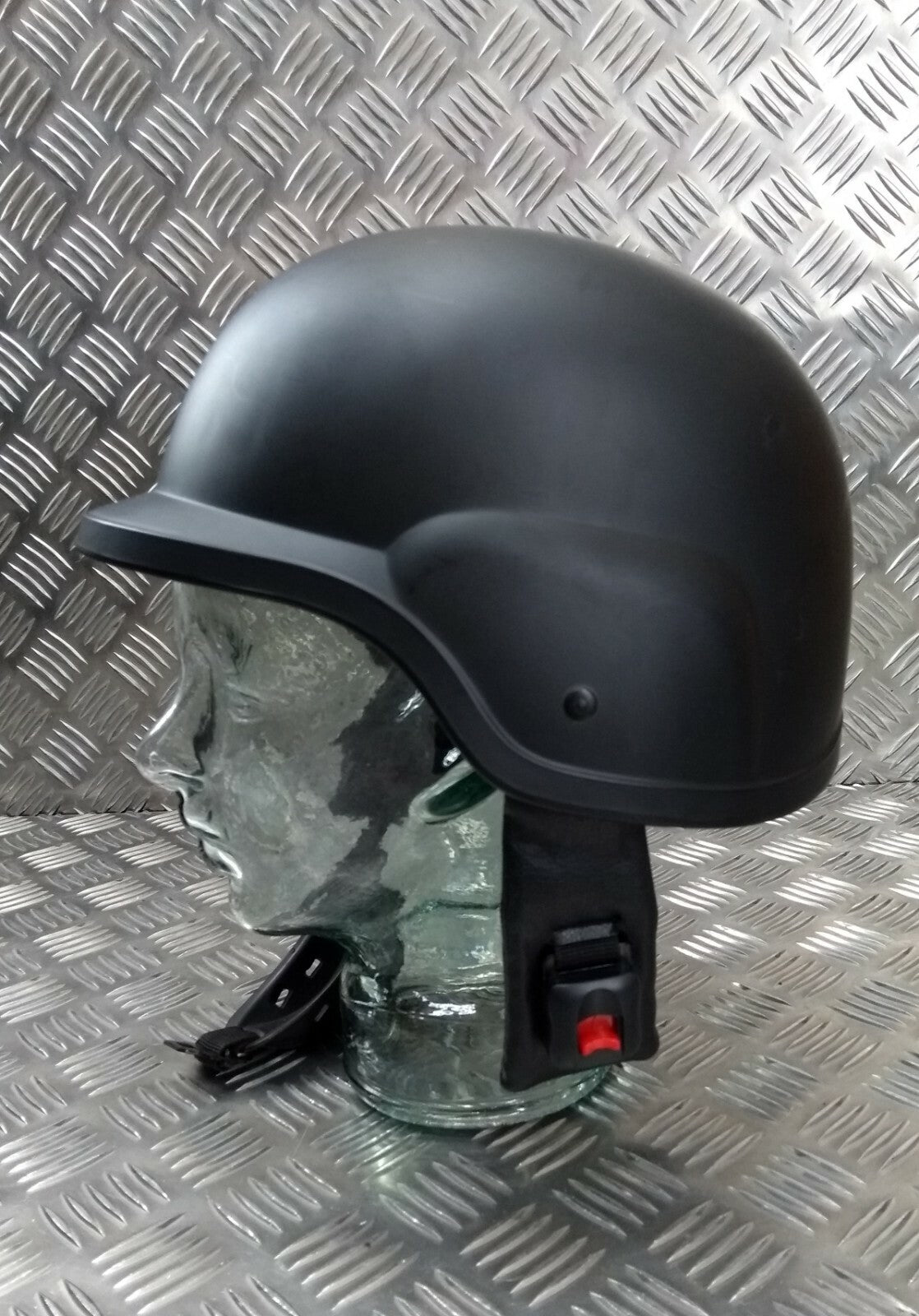 Genuine British Army Cadet Mk7 Style Fully Adjustable Helmet With Camo Cover