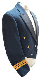 RAF Royal Air Force Vintage Jacket Airforce Blue Grey Colour OFCs Mess Dress By Moss Bros