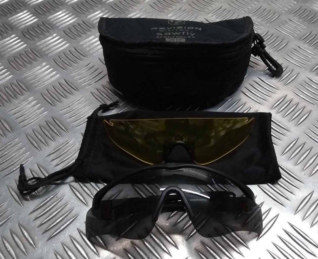Army Ballistic Glasses Revision Version 2 Hi Contrast Yellow & Smoke Lenses
