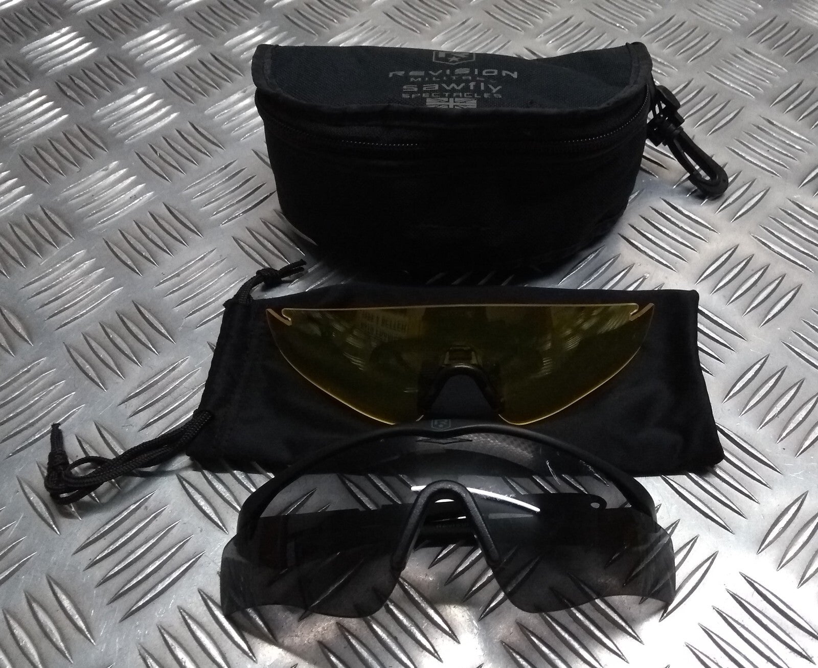 Army Ballistic Glasses Revision Version 2 Hi Contrast Yellow & Smoke Lenses