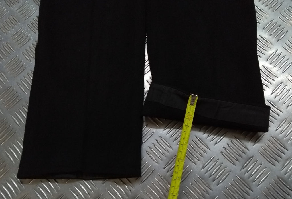 Vintage Naval Trousers 60s Pattern British Navy Brushed Wool Senior Officer 32"