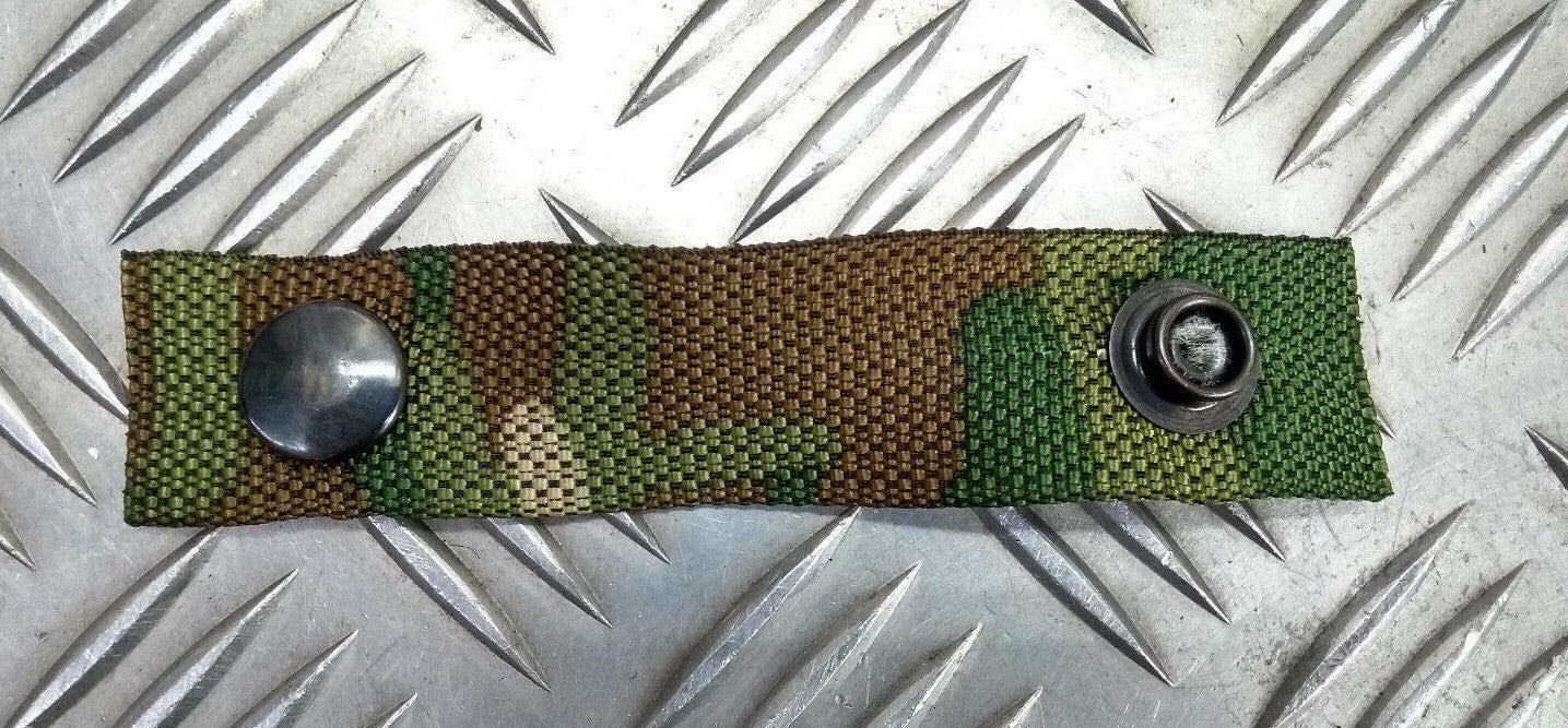 Multi Terrain Pattern MTP Camouflage Fixing Strap / Loop with Press Stud