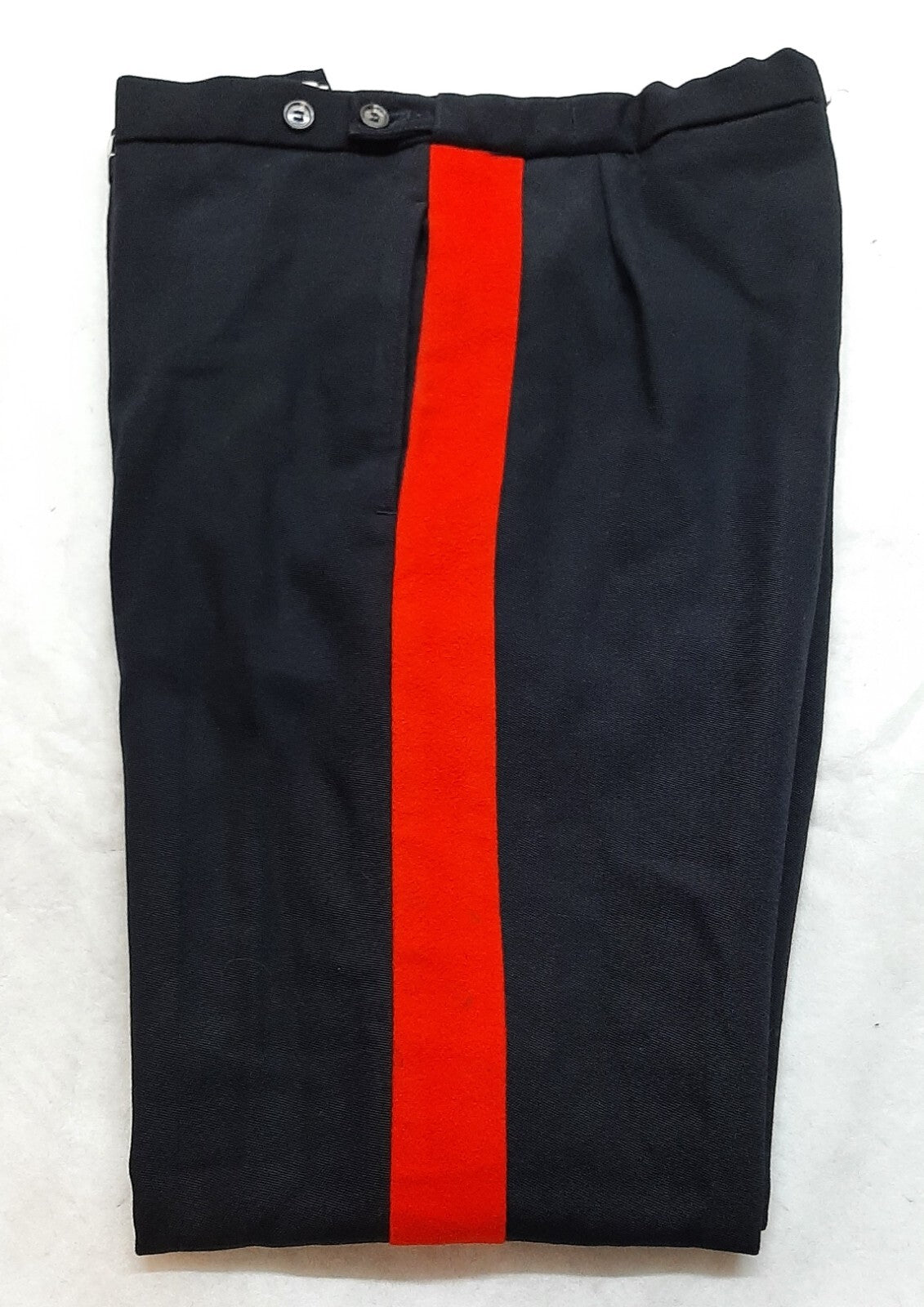 No1 Trousers British Dress with Red Stripe Blues Waist 34"