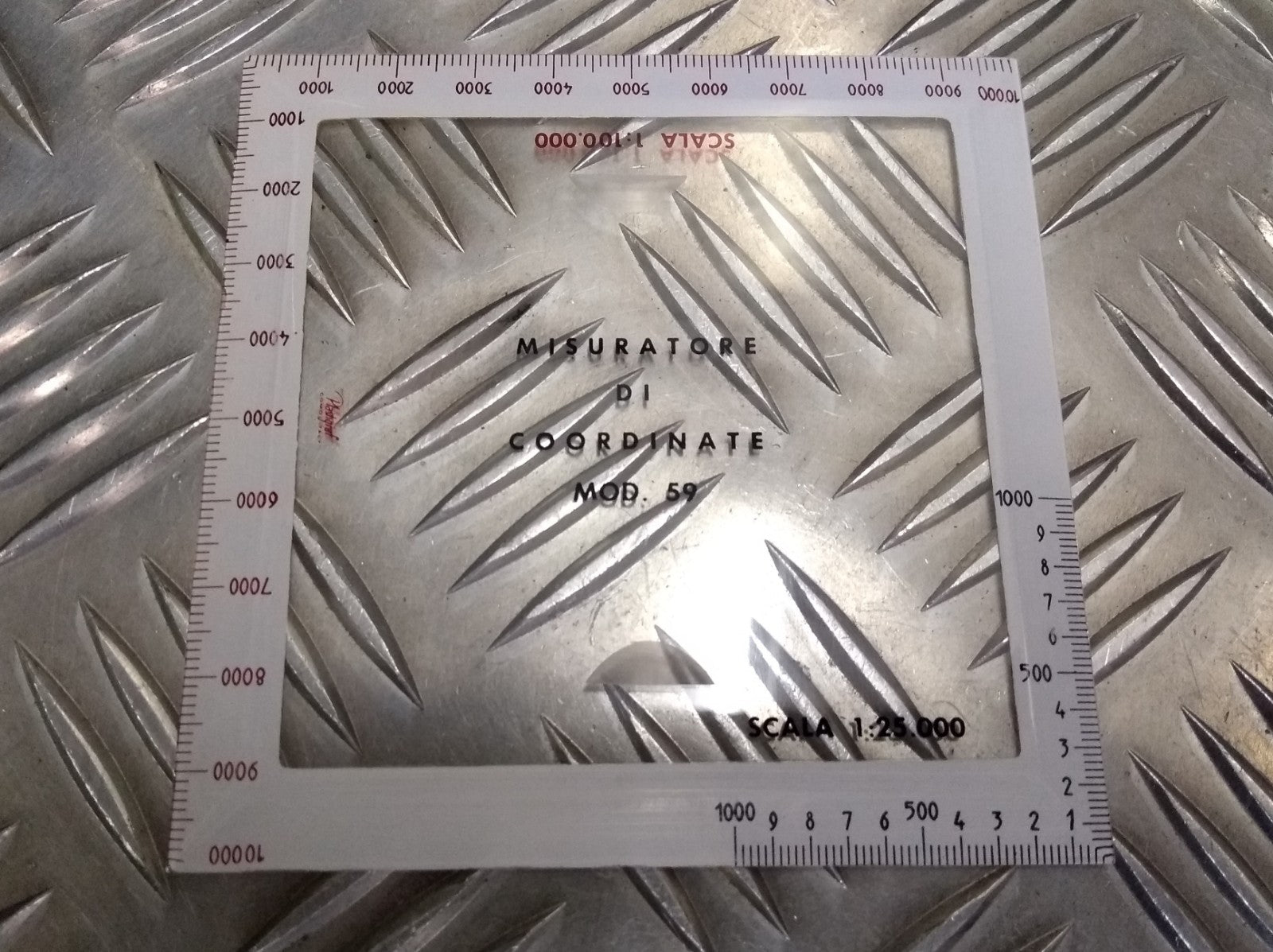Genuine Italian Map Reading Scale Tool 1: 25000- 1: 100˙000 MOD 59
