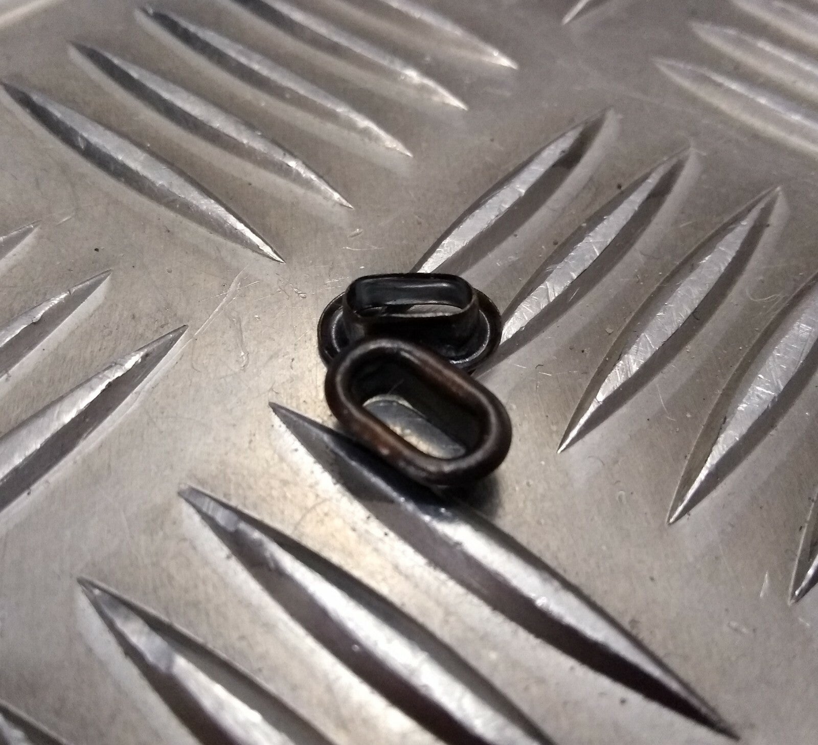 Genuine Vintage British Army Issue Small Oval Replacement Eyelets Pack of 12