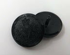 Genuine British Army The Royal Irish Rangers Dress Buttons Black Subdued 25mm