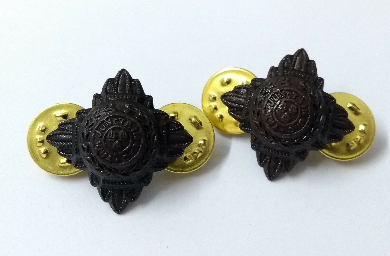 Bronze Star 5/8" Subdued Officer Rank Pips Bath Stars X2 GIM155