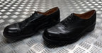 Service Shoes Black Leather British Army Pattern DMS Sole Toe Cap Section USED