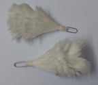 Plumes Army Issue White Hackles For Balmoral Glengarry & Various Headwear