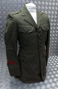Vintage US MC Jacket Wool Serge United States Marine Green Tunic No Belt