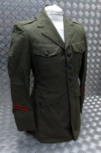 Vintage US MC Jacket Wool Serge United States Marine Green Tunic No Belt