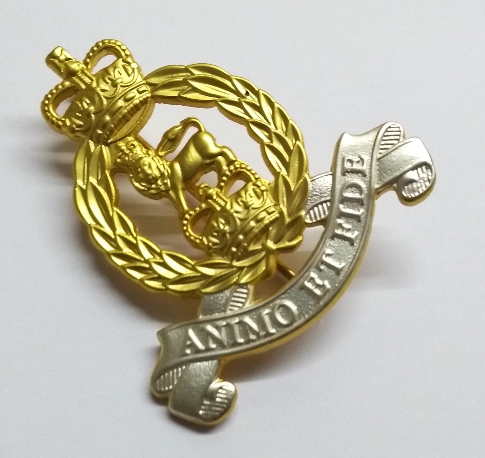 AGC Hat Badge British Army SPS Service Dress Queens Crown NEW