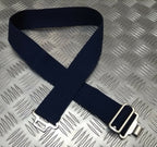 Kids Type AWD 1 3/4" Navy Web Belt With Metal Buckles Adjustable 30"