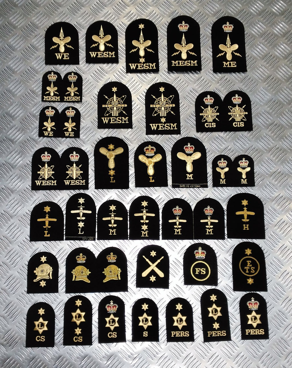 Royal Navy Embroidered Assorted Branch Qualification RN Badge / Patch NEW