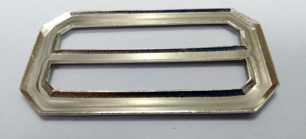Prongles Chrome Belt Buckle British Made for Standard 2" Dress Cloth Belts