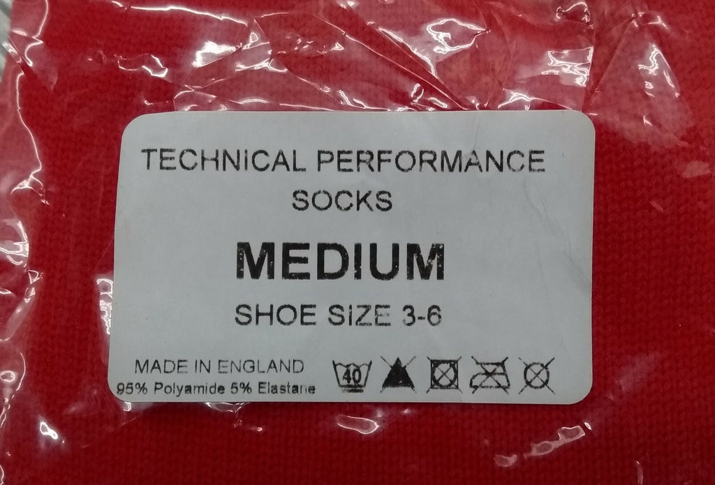 PTI Socks Training Performance Sports Socks Red Medium