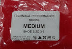 PTI Socks Training Performance Sports Socks Red Medium