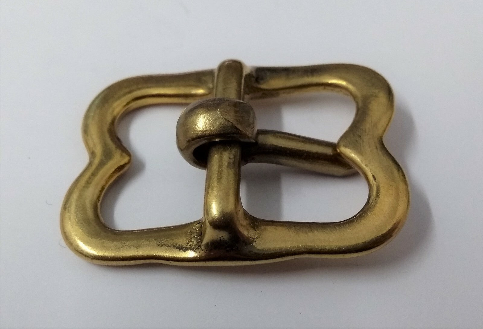 Genuine Vintage British Army RHG H Cav Brass 7/8" Bridle Crown Buckles x 2 New