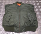 RAF Kids Army Royal Air Force MA1 Flight Pilot Bomber Style Childrens Flying Jacket - NEW