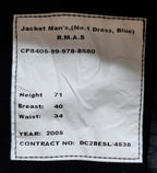 No1 Para Jacket British RMAS Ofc Pattern Parachute Regimental Buttons