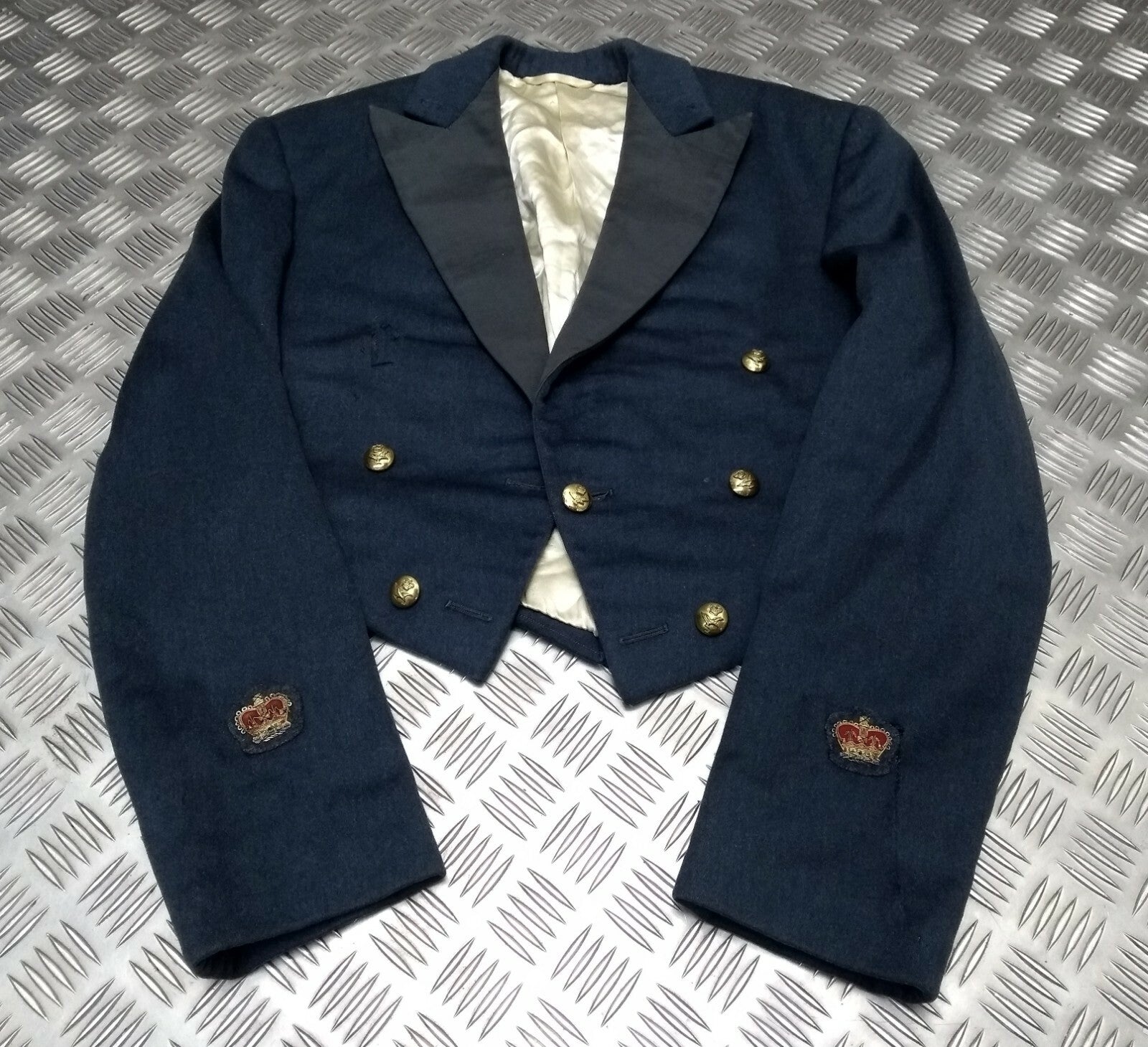 No5 Mess Jacket Vintage RAF Royal Air Force Blue Grey OFC Dress Faulty