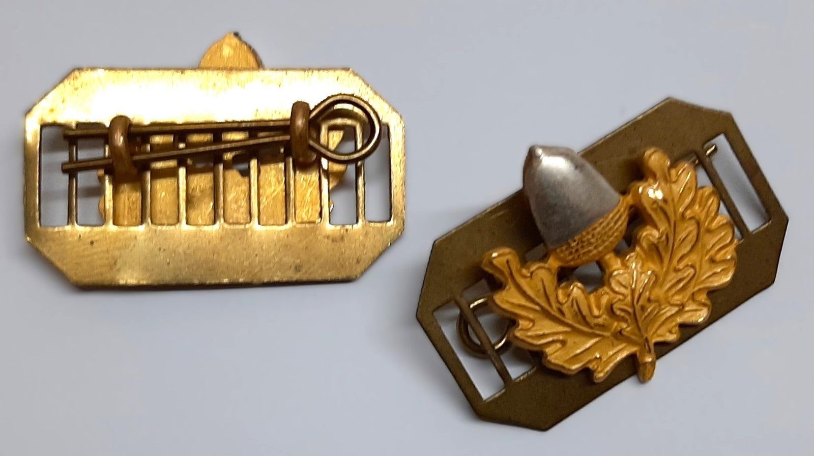 Cheshire Regiment Collar Dogs Vintage Old Type No1 No2 Dress Badges Complete