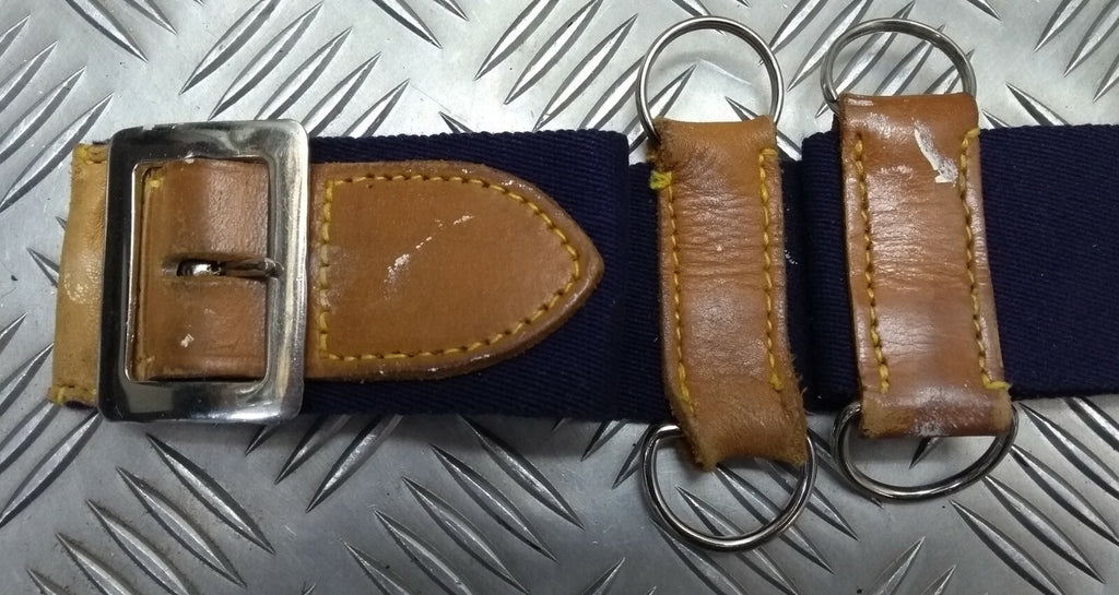 HCav Sam Brown Belt Blue Faulty Condition for Parts Only