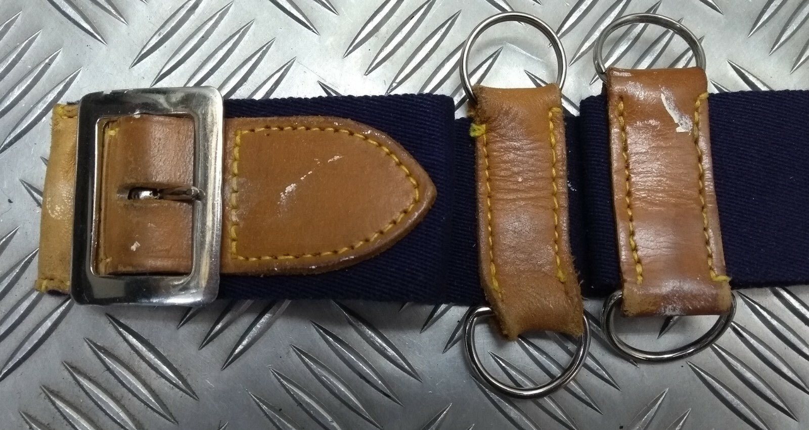 HCav Sam Brown Belt Blue Faulty Condition for Parts Only