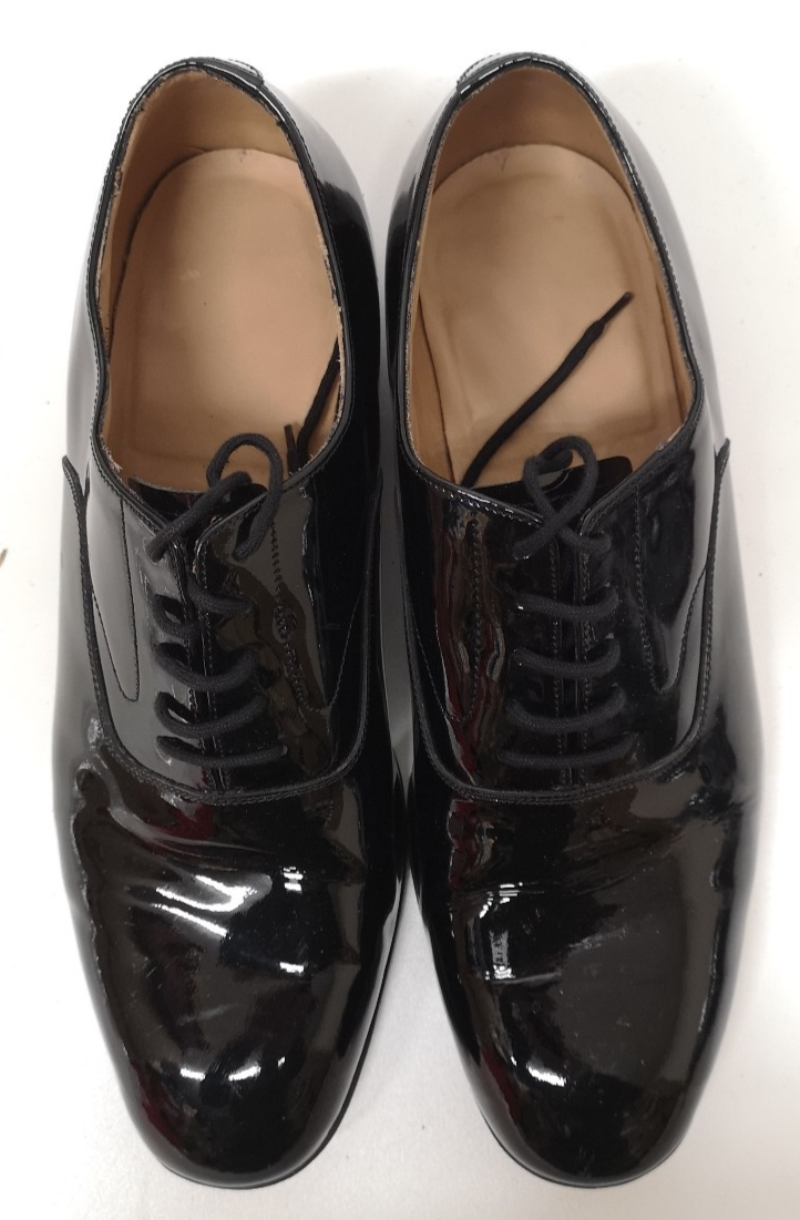British Patent Leather Service Dress Shoe Size 8M