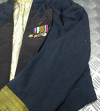 Mess Jacket Royal Air Force Vintage Burberrys Kings Crown Buttons & Medals