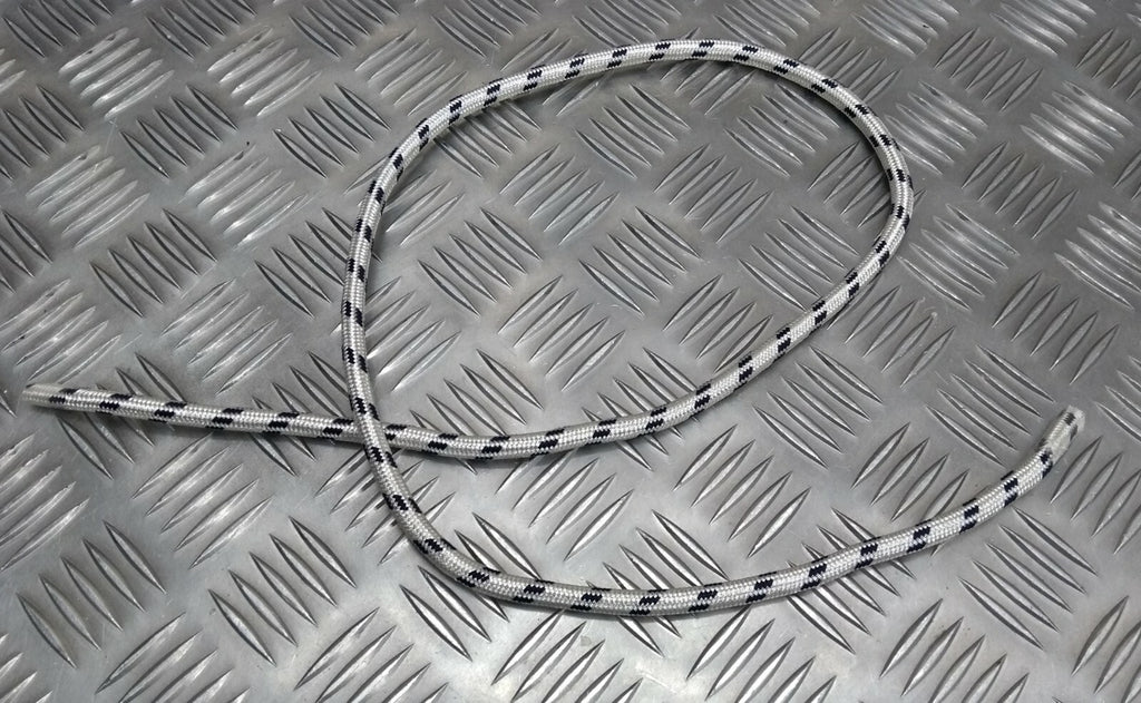 Genuine British Made Ceremonial Parade Silver Black Fleck Cord 2M RC12