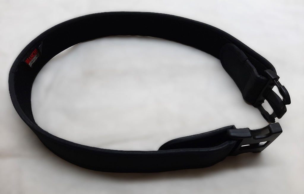 Black Waist Belt Duty Load Carrying British Bianchi Cordura 3 Point QR Buckle
